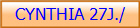 CYNTHIA 27J./